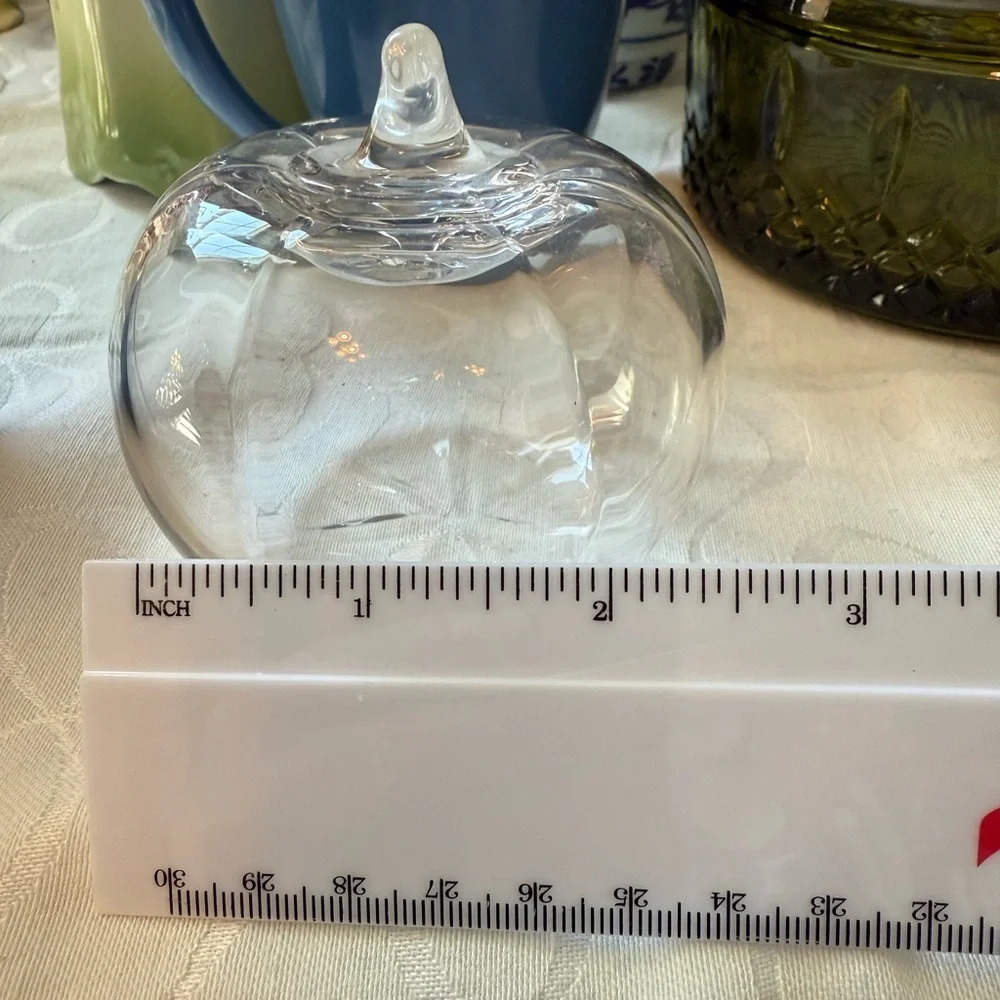 Princess House Clear Glass Pumpkin - Picture 5 of 6